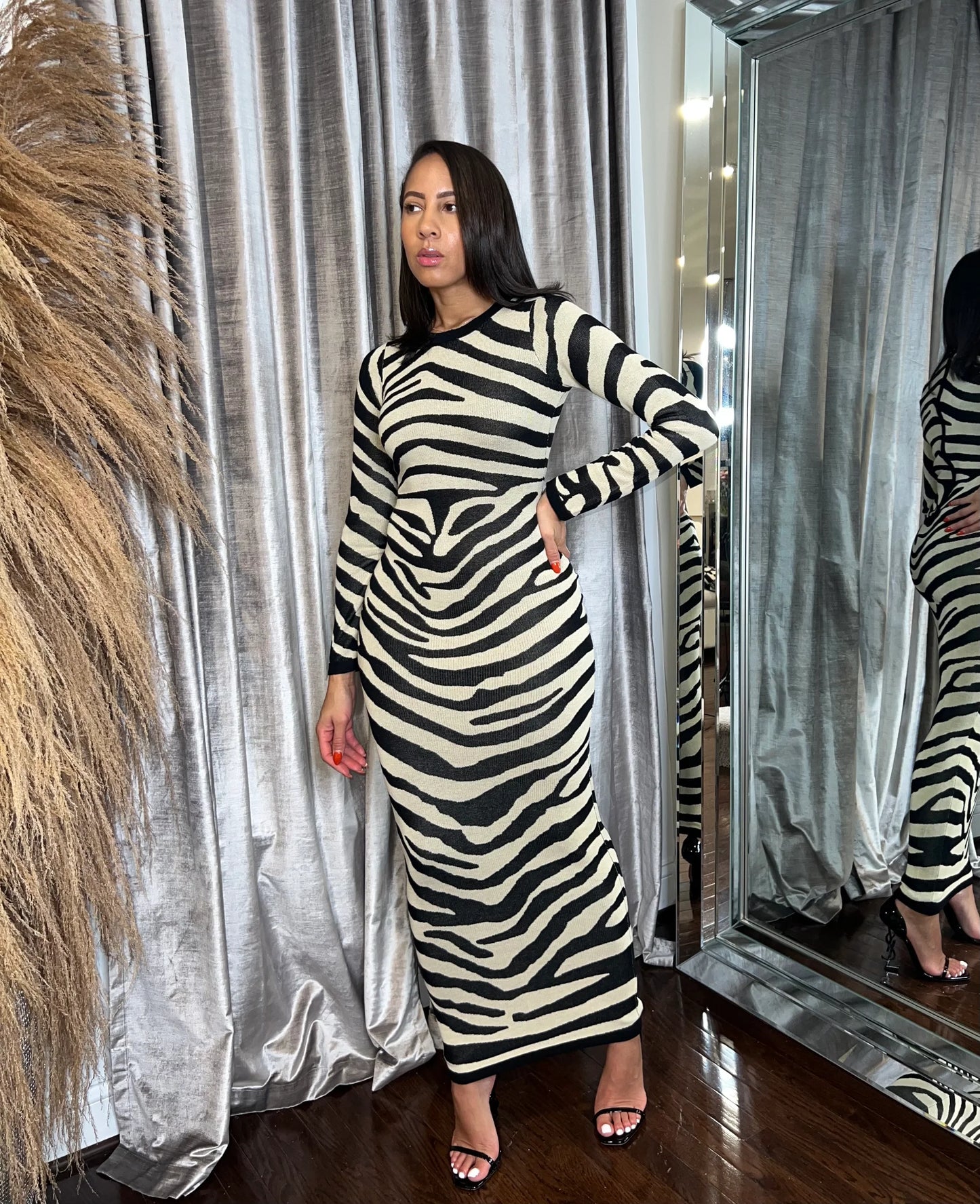 Nimmzy Knit Maxi Dress