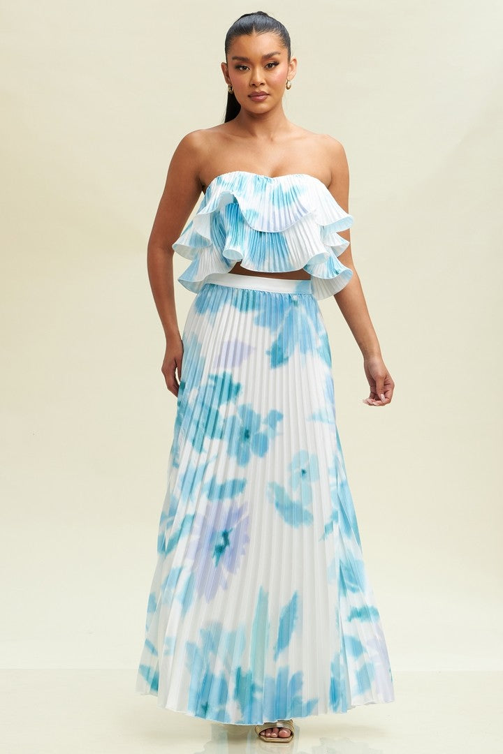 Nyamvula Pleated Two-Piece Set