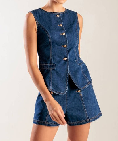 Jemima Denim Shorts