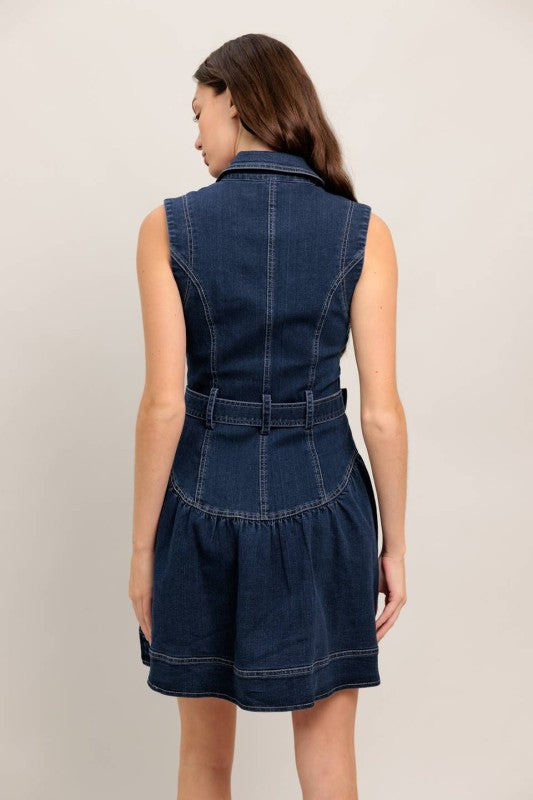 Nikki 2.0 Mini Denim Dress