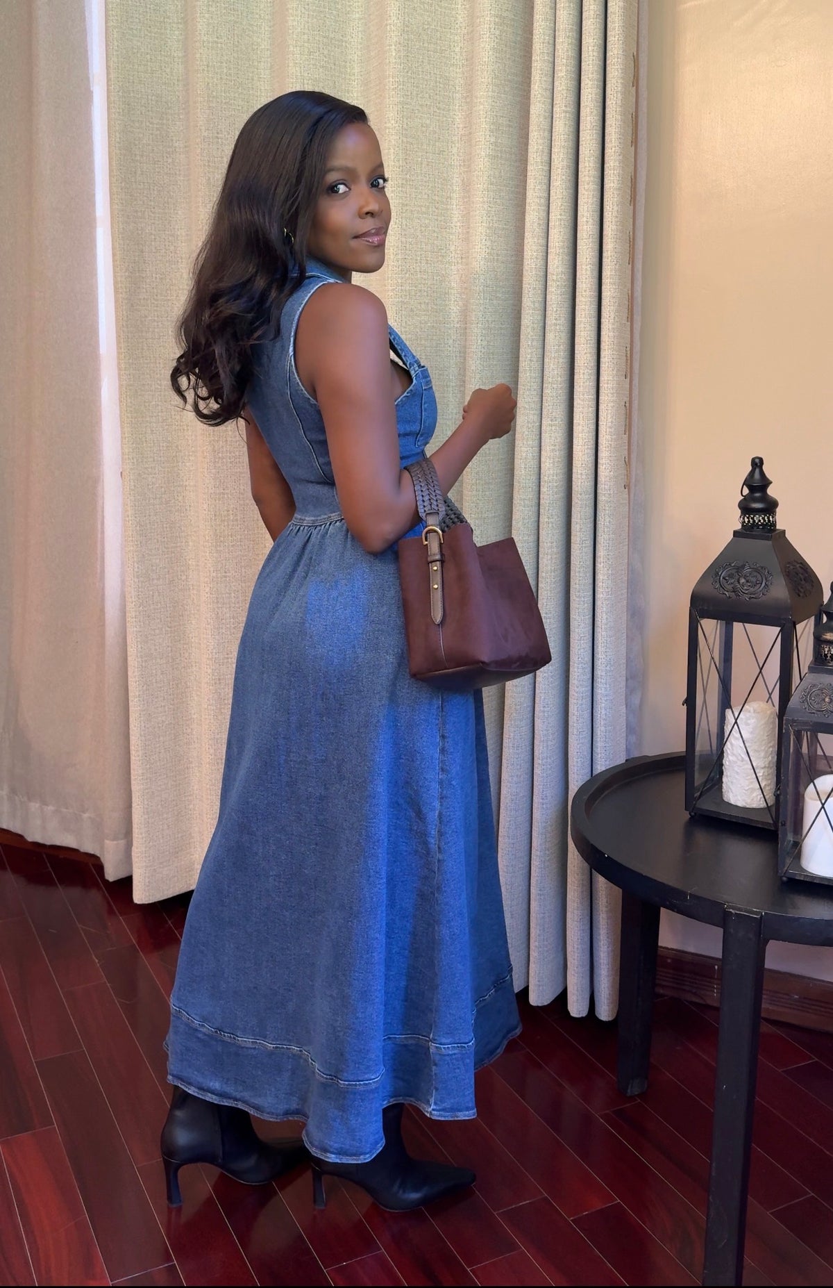 Njeri Denim Midi