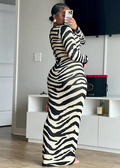 Nimmzy Knit Maxi Dress