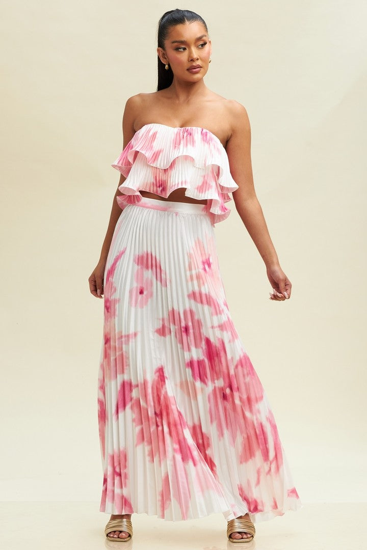 Nyamvula Pleated Skirt Set