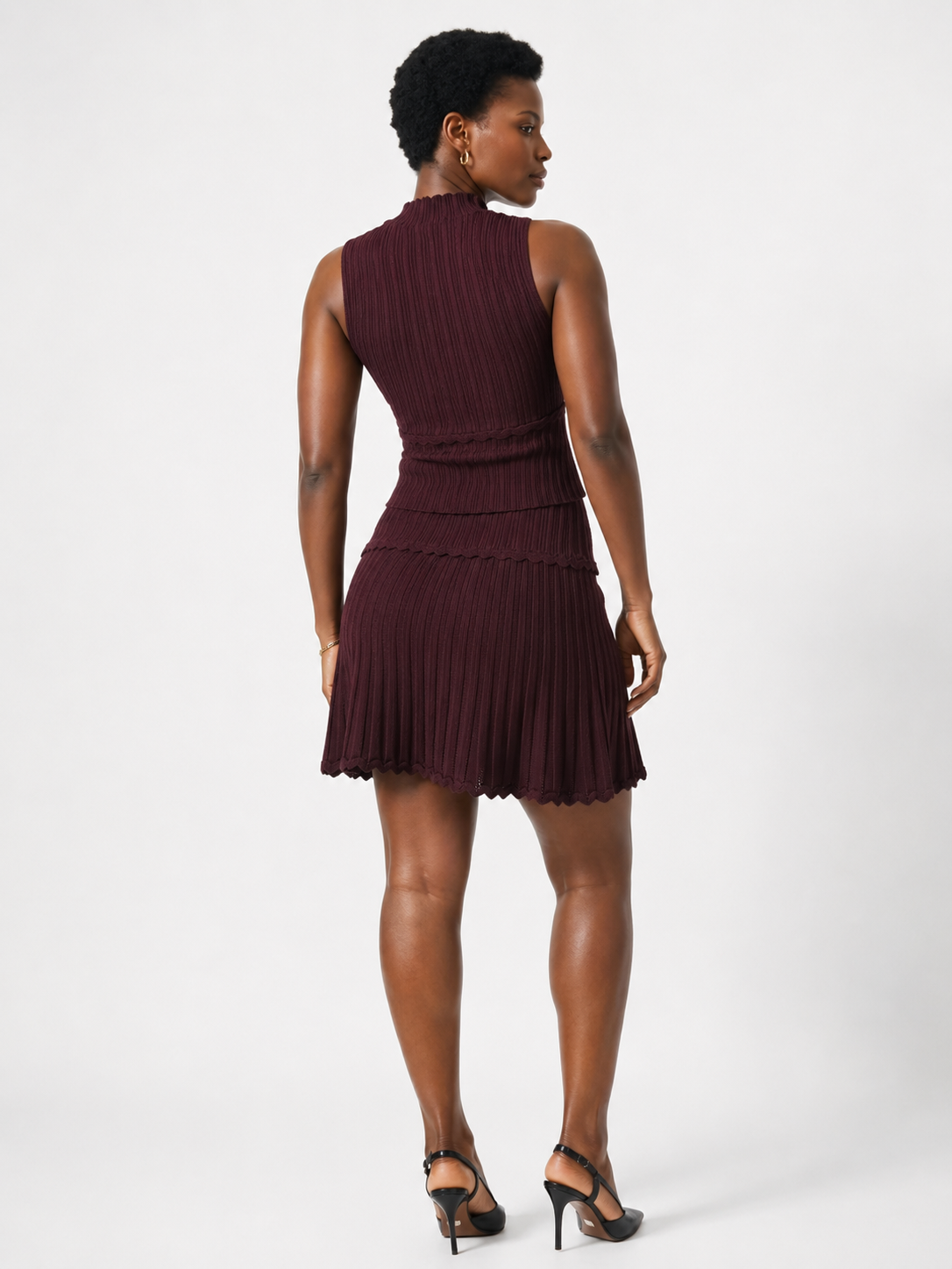 Anna Ripple Edge Knit Set