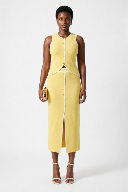 Ayana Contrast Knit Set