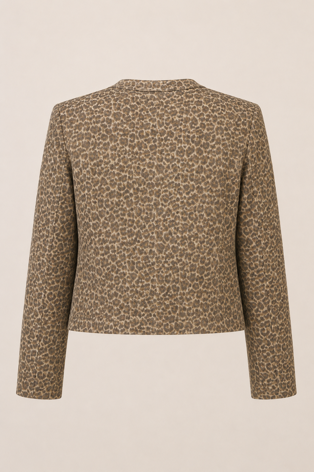 Priscilla Leopard Denim Jacket