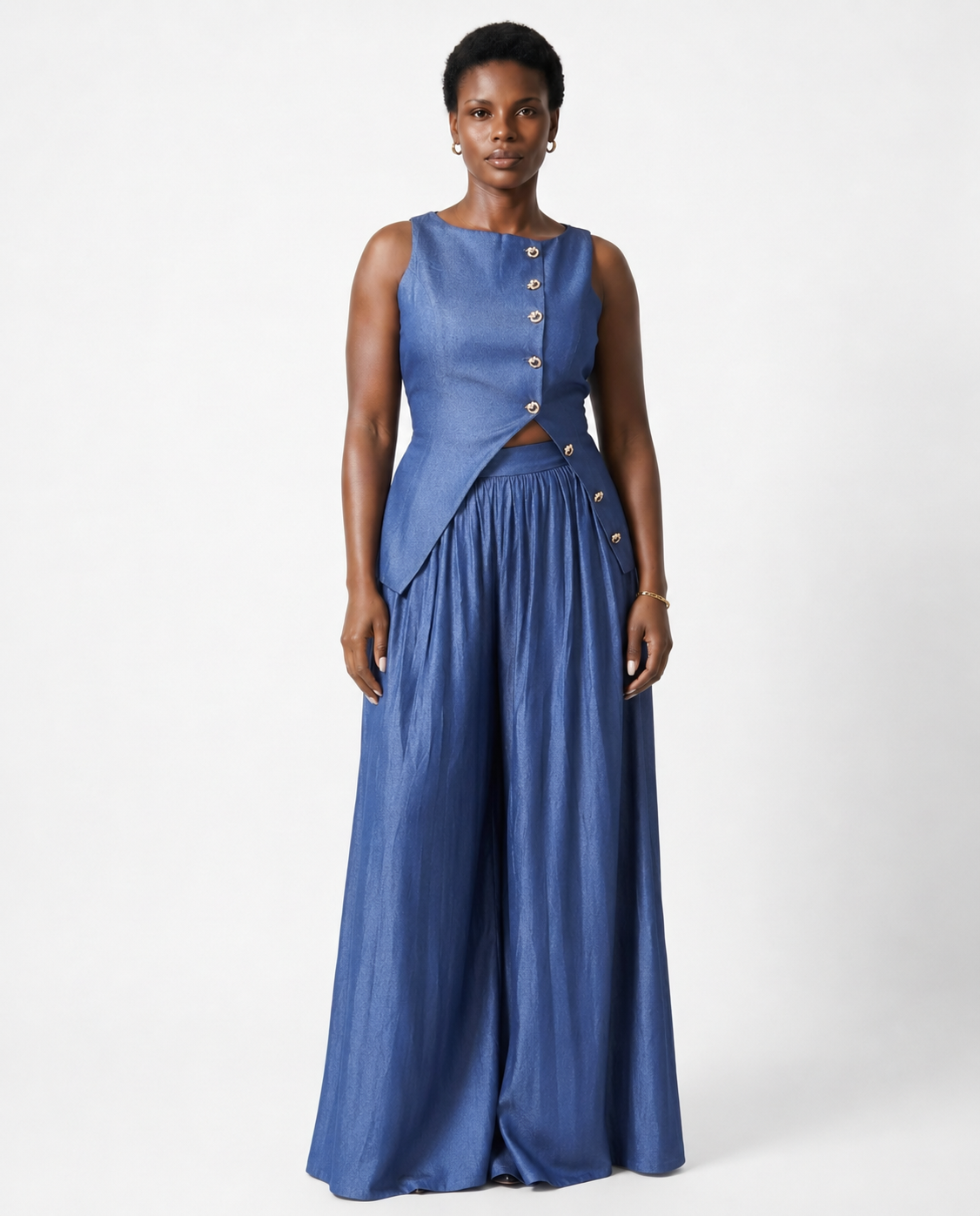 Selina Architectural Chic Pants Set
