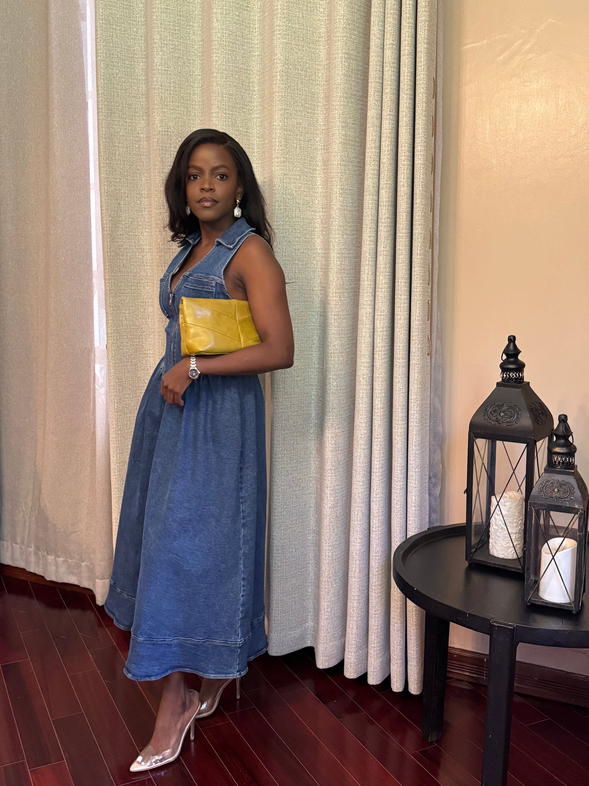Njeri Denim Midi