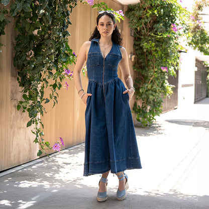 Njeri Denim Midi